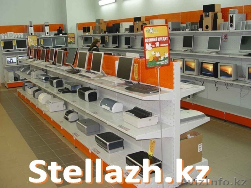 Торговый стеллаж для магазина, Cкладские/Торговое/Выставочное Оборудование Байко - Изображение #1, Объявление #1106488