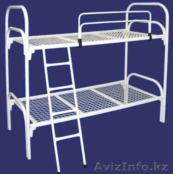 Кровати металлические двухъярусные для казарм, кровати трёхъярусные дёшево. - Изображение #4, Объявление #1422054