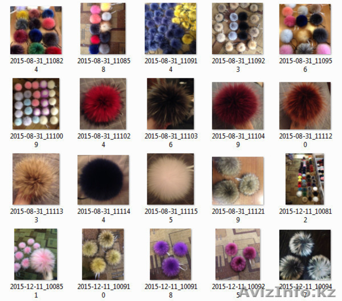 Помпоны из енота и песца - Изображение #2, Объявление #1499292